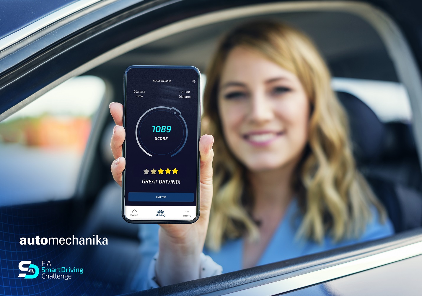 Automechanika Frankfurt is launching the FIA Smart Driving Challenge Subevent together with the Fédération Internationale de l'Automobile (FIA) and the Swedish AI and insurtech company Greater Than. The international challenge will take place in the run-up to the fair that will take place from 13-17 September 2022 and aims to engage exhibitors and visitors of the show in adopting the safest and most sustainable driving behaviour possible. The winner will be honoured at Automechanika Frankfurt.