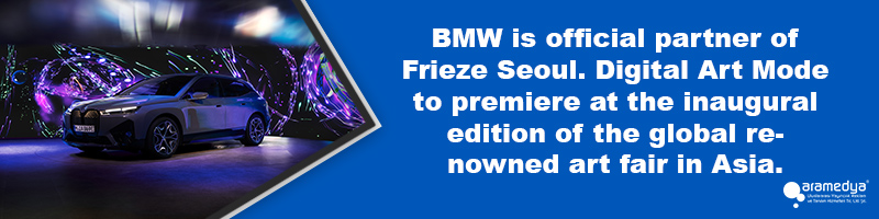 BMW is official partner of Frieze Seoul. Digital Art Mode to premiere at the inaugural edition of the global renowned art fair in Asia.