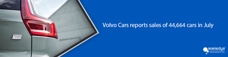 Volvo Cars reports sales of 44,664 cars in July