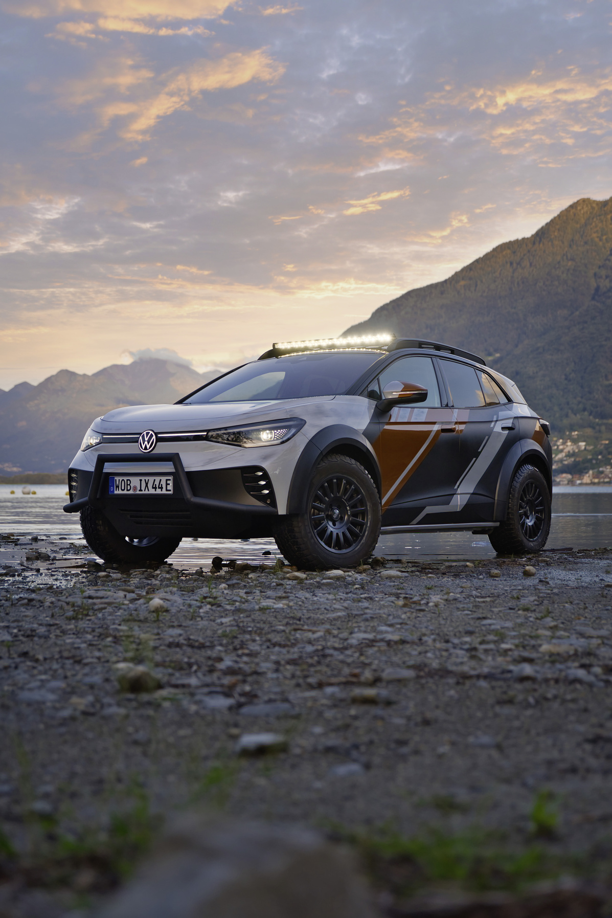 Volkswagen presents all-​electric ID. XTREME01 off-​road concept car in Locarno