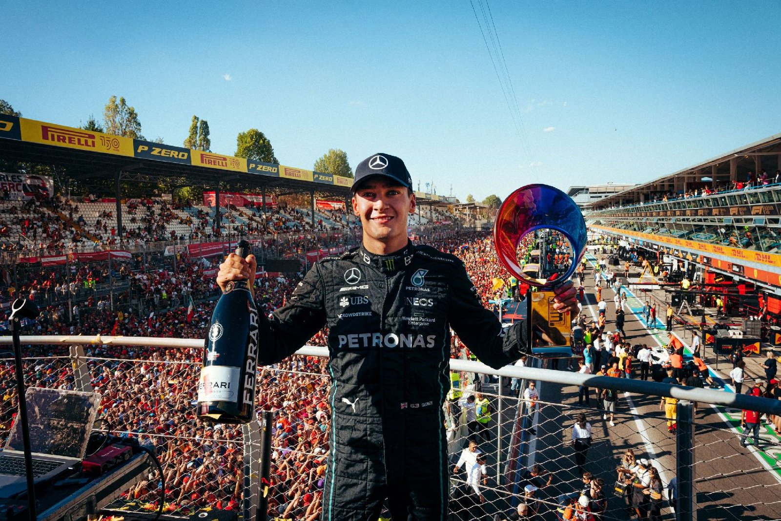 Yet another podium, this time in Monza: The final instalment of the Formula One triple-header took place in the Royal Park of Monza last weekend. The 16th race of the season turned out to be a challenging one for the Mercedes-AMG PETRONAS F1 Team, in which George Russell and Lewis Hamilton finished third and fifth respectively. It was George's seventh podium of the season and the team's 13th of the campaign. Lewis fought his way forward from the back of the grid after an engine penalty, gaining 14 positions over the course of the race to finish fifth. With six races left on the calendar, the team occupies third place in the Constructors' Championship, 35 points behind Ferrari. There will now be a three-week break before the next round is contested at the Marina Bay Street Circuit in Singapore (2 October). The Singapore GP returns to the race calendar for the first time since 2019.  Podium success and multiple Top Ten finishes on DTM weekend at Circuit de Spa-Francorchamps: At the eleventh round of the 2022 DTM on Saturday, defending champion Maximilian Götz (GER) gave further evidence of his excellent run of form during the second half of the season. In a rain-affected qualifying session, the 36-year-old Mercedes-AMG Team WINWARD Racing driver booked a solid P4 on the grid and subsequently went on to exploit a well-timed pit stop in the afternoon race. Götz saw the chequered flag in second place and scored extra points for the fastest race lap.  Team WINWARD's Lucas Auer (AUT) was the best of the Mercedes-AMG contingent on Sunday, which also happened to be his birthday. After the disappointment of a DNF on Saturday due to a puncture, the Austrian came back fighting. Starting from eighth place, Auer made good several places in the early stages of Sunday's race and found himself in fourth after just a few laps of the 7km track. He held on to this position for the rest of the race, despite a hectic restart towards the end, and the result was enough to move him up into second place in the overall standings. There were two more Mercedes-AMG GT3s finishing in the points - Luca Stolz (GER) of Mercedes-AMG Team HRT in P5 and Mikaël Grenier (CAN) of Mercedes-AMG Team GruppeM Racing in P6.  The seventh and penultimate DTM weekend of the 2022 championship (23 - 25 September) will be hosted by the Red Bull Ring near Spielberg in Austria. The eagerly awaited season finale will take place at the Hockenheimring in Germany on the weekend of 7 - 9 October.  The DTM Trophy also formed part of the supporting programme in Belgium. In the two 30-minute races, the #18 and #19 Mercedes-AMG GT4s of BWT Mücke Motorsport produced three Top Ten finishes.  Three Top Ten results and a class podium in the 12h Nürburgring round of the Nürburgring Endurance Series: It was a first for the famous racetrack in the Eifel Forest last weekend as the Nürburgring Endurance Series staged a 12-hour race there. The event was actually split into two six-hour sessions on Saturday and on Sunday. The 12h Nürburgring posed a considerable challenge, especially from a tactical perspective. There were two Mercedes-AMG Customer teams fielding Mercedes-AMG GT3s, namely Landgraf Motorsport (#55) and Schnitzelalm Racing (#2 and #11). The race was complicated by changeable conditions on Saturday, which necessitated a gamble on tyre choice, and by a restart on Sunday. All three cars finished in the Top Ten (P5: #11; P7: #55; P10: #2). Waldow Performance were also delighted to see their number 177 Mercedes-AMG GT4 finish the 'Green Hell' marathon third in the SP10 classification. The series returns to the Nordschleife on 8th October, this time over the usual race duration of four hours.  Customer Racing teams celebrate class successes in the International GT Open: In Saturday's 70-minute race at the Red Bull Ring, Theeba Motorsport left their Pro-Am rivals trailing. Adam Christodoulou (GBR) and Reema Juffali (SAU) took the number 18 Mercedes-AMG GT3 from 14th on the grid to third overall after a remarkable fightback. In the overall standings, the driver duo also made up ground on the current leaders: with two race weekends to go, the gap is now down to just ten points.  In the second race over 60 minutes, Team GetSpeed showed themselves to be on top form. Kiki Sak Nana (THA) and Adam Osieka (GER) sharing the cockpit of the number 786 car won the Am class, while team-mates Sébastien Baud (FRA) and Steve Jans (NED) in the #911 Mercedes-AMG GT3 also impressed with a P2 in the general classification.  The 2022 championship continues at Monza (Italy) on the weekend of 25/26 September. The final race of the year takes place on 16/17 October at the Circuit de Barcelona-Catalunya.  Two class wins in the 24H SERIES: The third 24-hour race of this particular endurance series was held at Portimao in north-eastern Spain. CP Racing, which had previously won the 24 Hours of Portimao, took third overall with the US quartet of Charles Espenlaub, Joe Foster, Shane Lewis and Charles Putman driving the #85 Mercedes-AMG GT3, a result that also gave them victory in the GT3-AM category. In the GT4 homologated class, the winning car was also built in Affalterbach: the number 403 Mercedes-AMG GT4 of Atlas BX Motorsports driven by Roelof Bruins (NED), Steven Cho (CAN), Jong Kyum Kim, Taekeun Yang and HA Tae Young (all KOR) beat the opposition after 627 laps of racing.  Customer Racing teams record successes in international series: In Brno, Czech Republic, Libor Milota (CZE) in the number 2 Mercedes-AMG GT3 of GT2 Motorsport produced a hat-trick of class wins in the ESET Cup. Milota ascended the top rung of the podium after two 25-minute races and a one-hour race last weekend. The Czech pro also leads the drivers' standings by a comfortable margin.  At the Circuit de Barcelona-Catalunya, there was another overall victory to celebrate thanks to Man Manuel Gião (POR) and Elias Niskanen (FIN) in the number 802 LEMA Racing Mercedes-AMG GT4 who ran out comfortable winners in the 2-hour Supercars GT4 South race.  Brands Hatch Circuit was meanwhile hosting round eight of the British GT Championship. In the two-hour race, Richard Neary and Sam Neary (both GBR) were runners-up in the GT3-SA class. They were joined on the podium by fellow Mercedes drivers Chris Froggatt and Andrew Howard (both GBR) of SKY - Tempesta Racing who took third position.  There were also good class results to report from the GT4 France: the Mercedes-AMG GT4s of AKKODIS ASP delivered five Top Three finishes over the weekend at the Circuit de Lédénon.