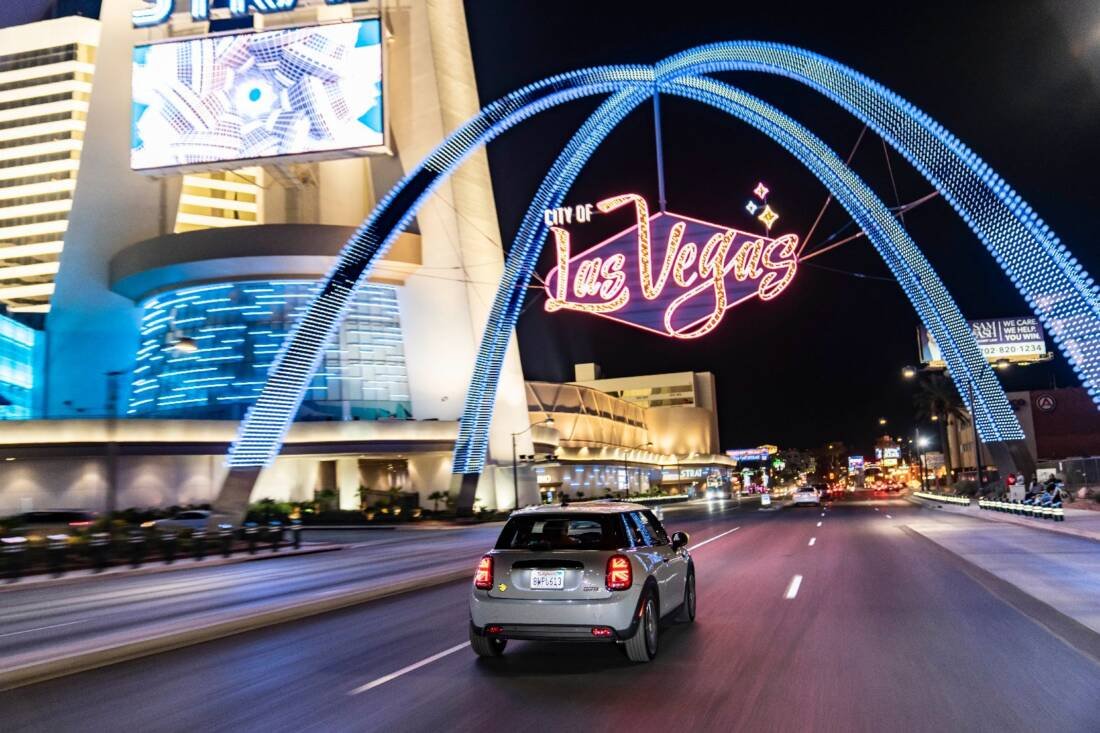 Charge up for a road trip: From Los Angeles to Las Vegas in the MINI Electric.