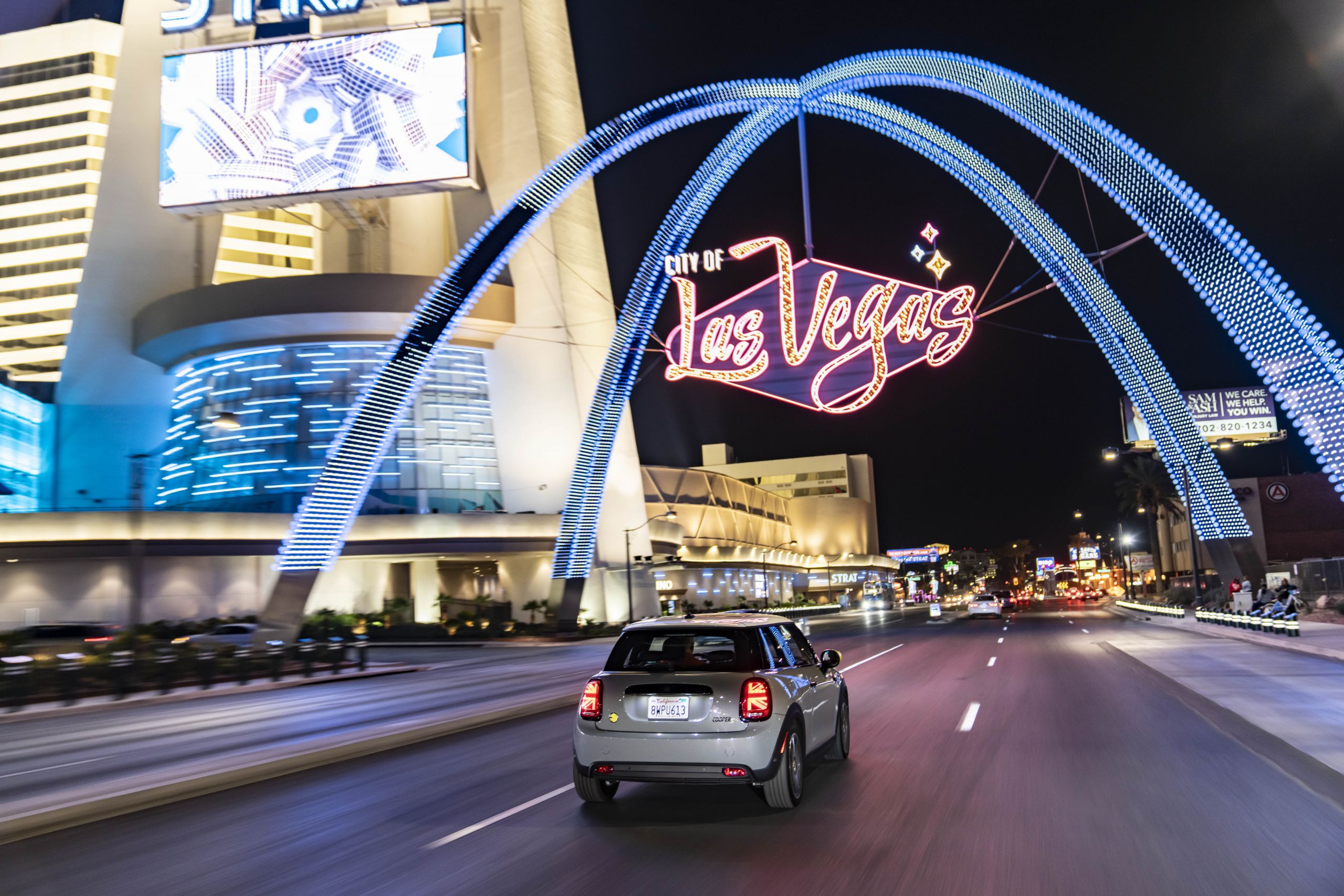 Charge up for a road trip: From Los Angeles to Las Vegas in the MINI Electric.