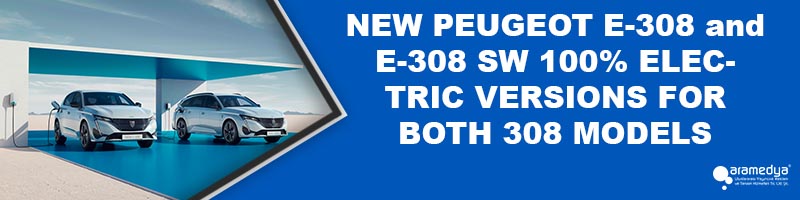 NEW PEUGEOT E-308 and E-308 SW 100% ELECTRIC VERSIONS FOR BOTH 308 MODELS