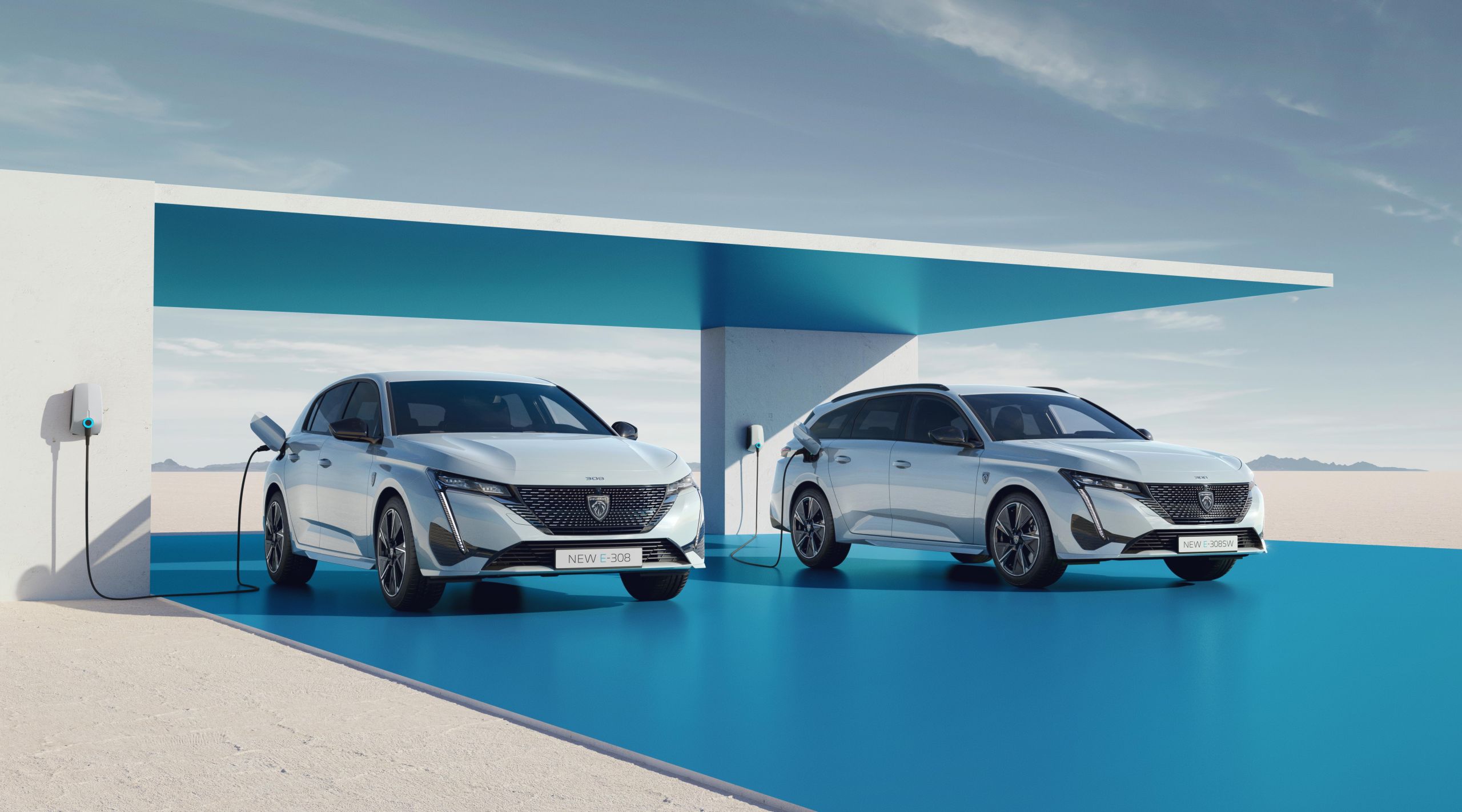 NEW PEUGEOT E-308 and E-308 SW 100% ELECTRIC VERSIONS FOR BOTH 308 MODELS
