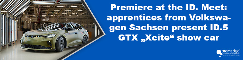 Premiere at the ID. Meet: apprentices from Volkswagen Sachsen present ID.5 GTX „Xcite“ show car