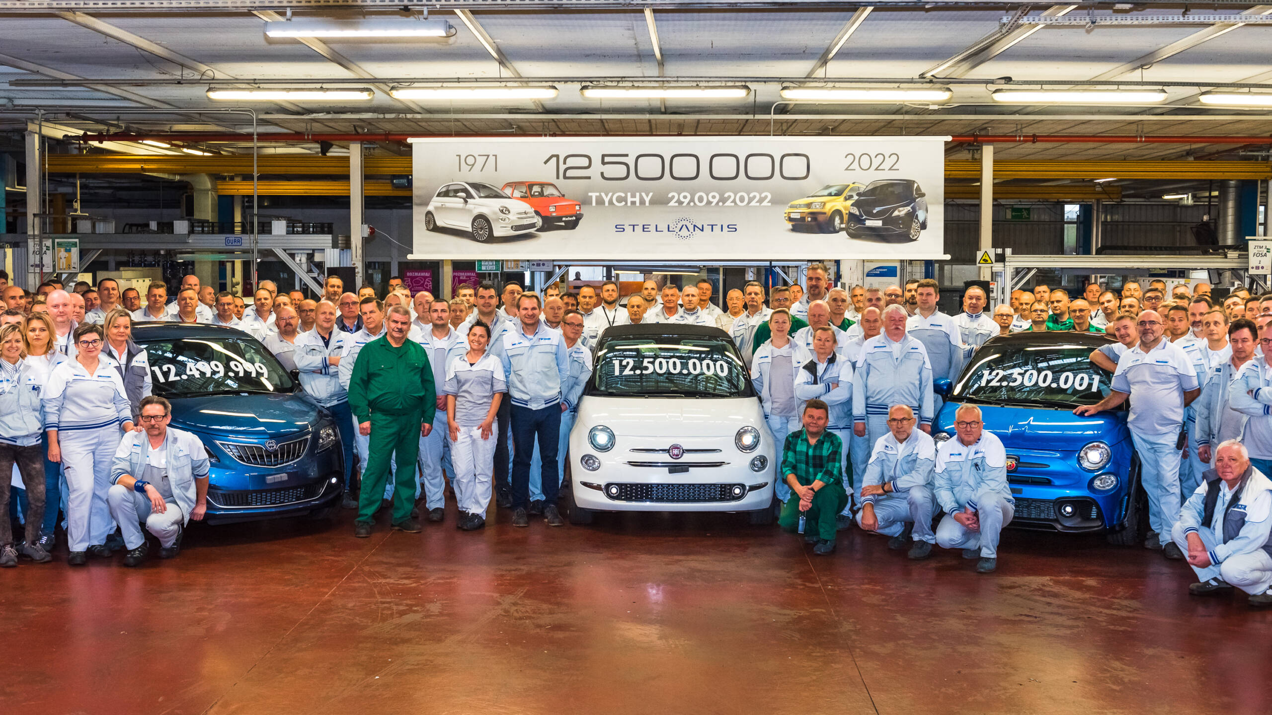 Stellantis in Tychy celebrates the production of 12,500,000 vehicles