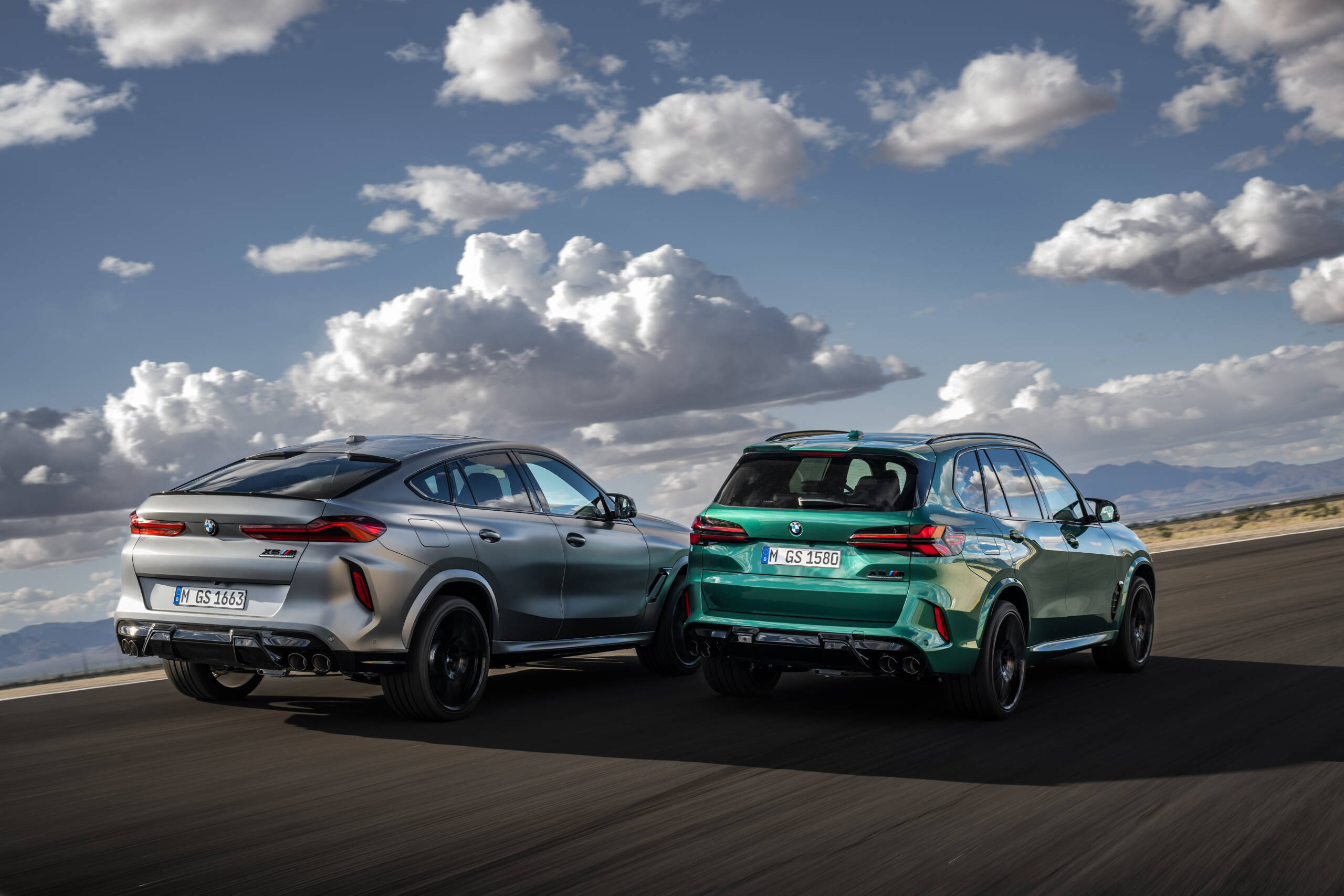  The new BMW X5 M Competition and the new BMW X6 M Competition.